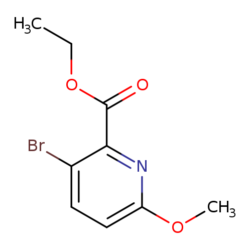 2-Pyridinecarboxylic acid, 3-bromo-6-methoxy-, ethyl ester