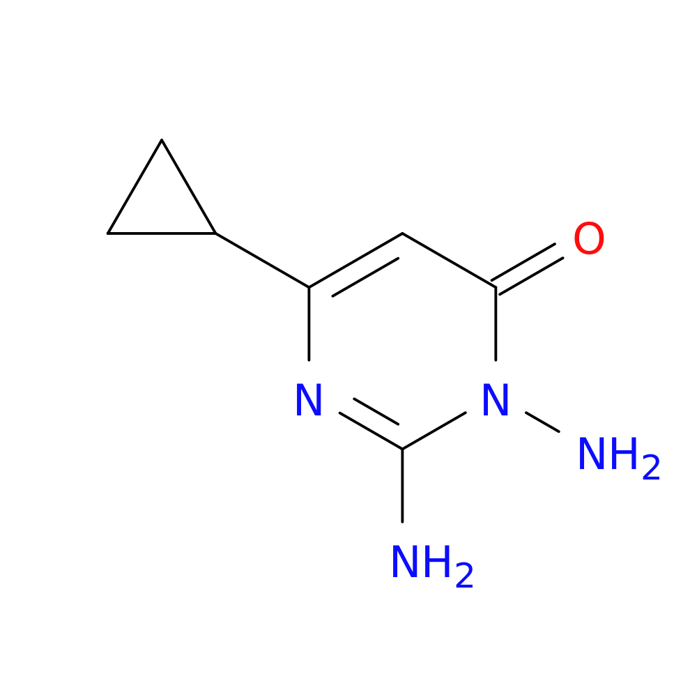 2,3-diamino-6-cyclopropyl-3,4-dihydropyrimidin-4-one