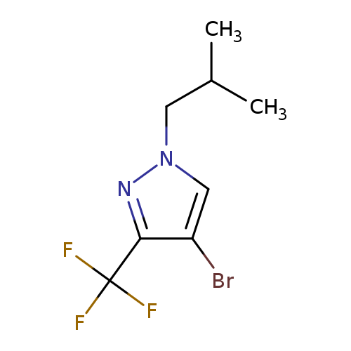4-Bromo-1-Isobutyl-3-Trifluoromethyl-1H-Pyrazole
