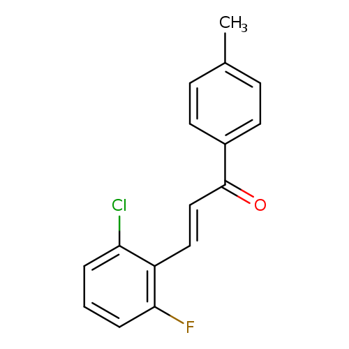 (2E)-3-(2-chloro-6-fluorophenyl)-1-(4-methylphenyl)prop-2-en-1-one