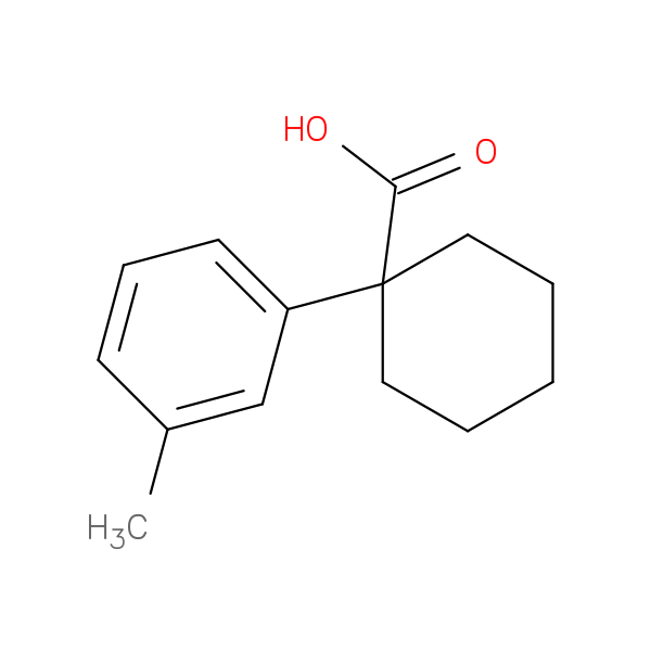 1-(3-methylphenyl)cyclohexane-1-carboxylic acid