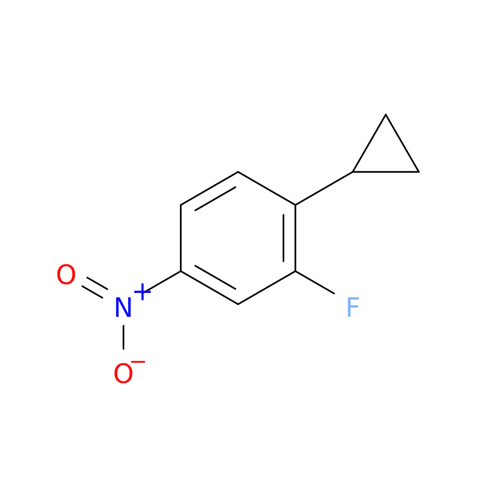 1-Cyclopropyl-2-fluoro-4-nitrobenzene