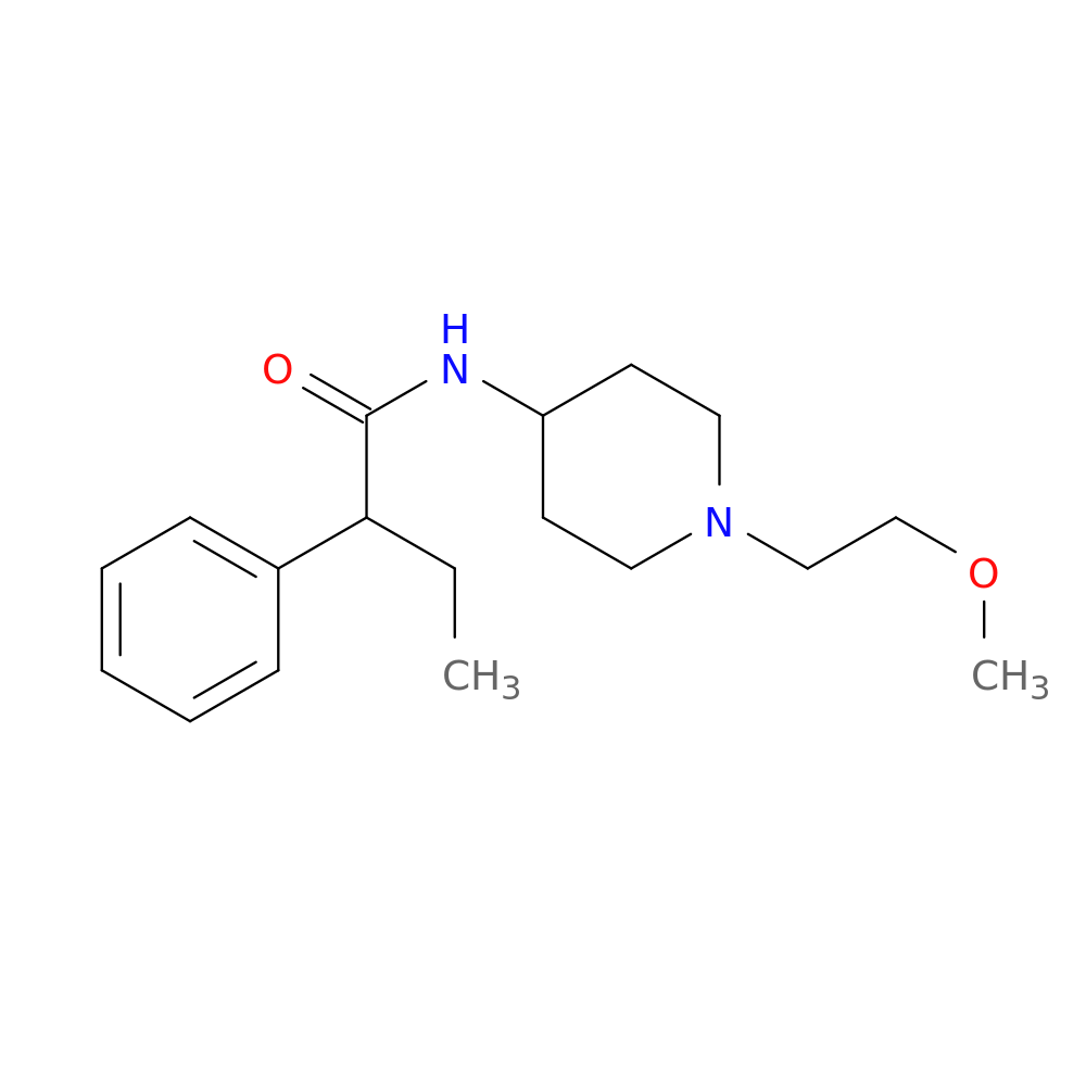 N-[1-(2-methoxyethyl)piperidin-4-yl]-2-phenylbutanamide