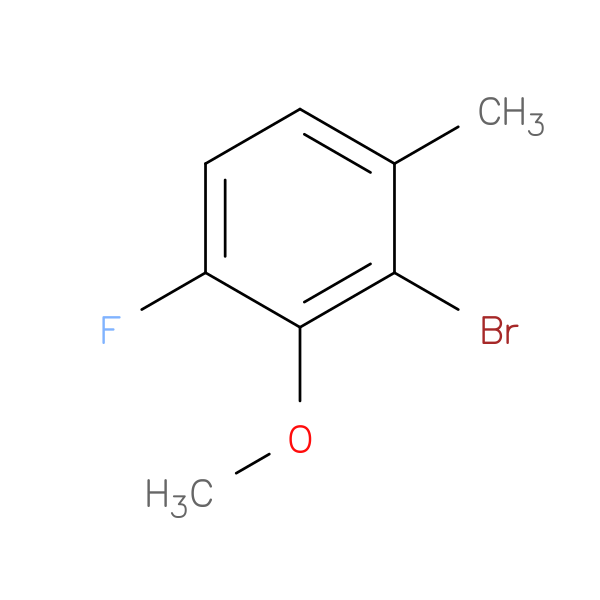 2-Bromo-4-fluoro-3-methoxy-1-methylbenzene