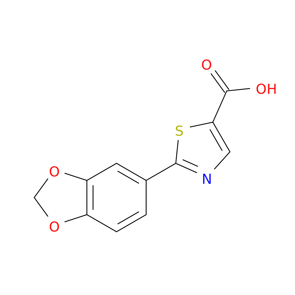 2-(1,3-dioxaindan-5-yl)-1,3-thiazole-5-carboxylic acid