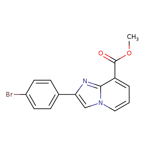 Methyl 2-(4-bromophenyl)imidazo[1,2-a]pyridine-8-carboxylate