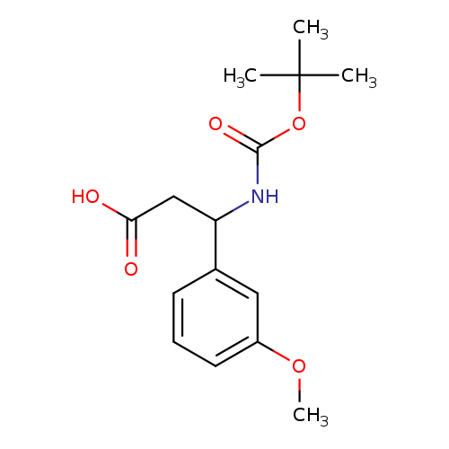 3-((tert-Butoxycarbonyl)amino)-3-(3-methoxyphenyl)propanoic acid