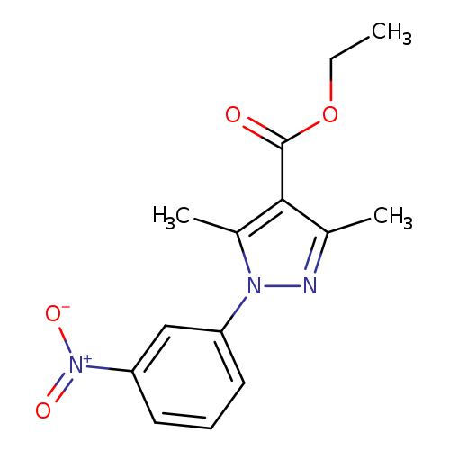1H-Pyrazole-4-carboxylicacid, 3,5-dimethyl-1-(3-nitrophenyl)-, ethyl ester