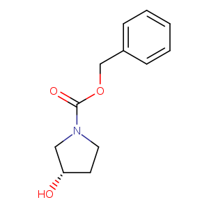 1-Pyrrolidinecarboxylic acid, 3-hydroxy-, phenylmethyl ester, (3S)-