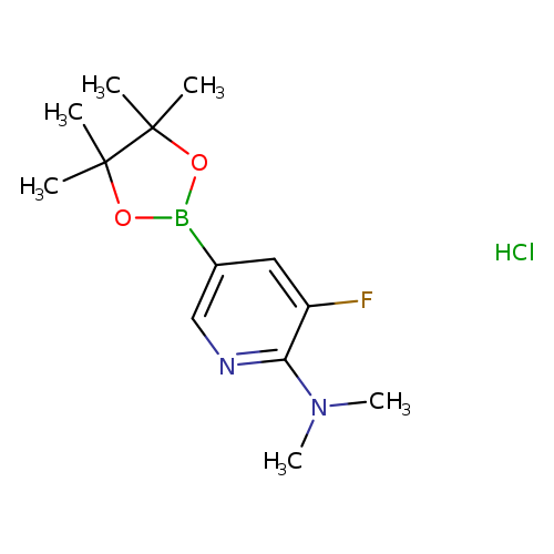 2-(N,N-Dimethylamino)-3-fluoropyridine-5-boronic acid pinacol ester hydrochloride