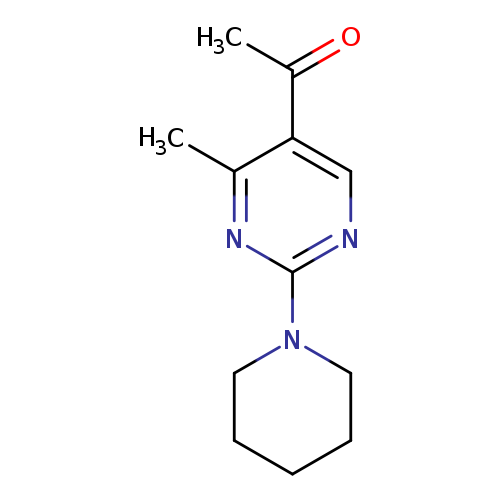 1-[4-Methyl-2-(1-piperidinyl)-5-pyrimidinyl]ethanone