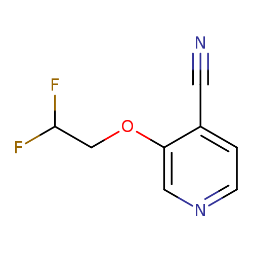 3-(2,2-Difluoroethoxy)isonicotinonitrile
