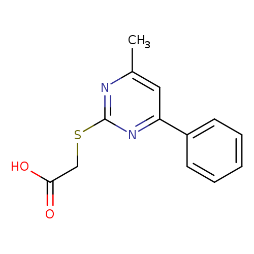2-((4-Methyl-6-phenylpyrimidin-2-yl)thio)acetic acid