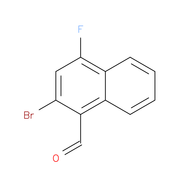 2-bromo-4-fluoronaphthalene-1-carbaldehyde