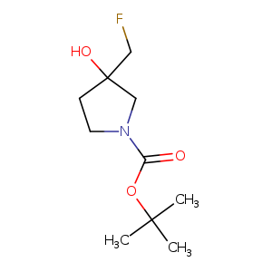 tert-Butyl 3-(fluoromethyl)-3-hydroxypyrrolidine-1-carboxylate