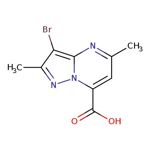 3-Bromo-2,5-dimethylpyrazolo[1,5-a]pyrimidine-7-carboxylic acid