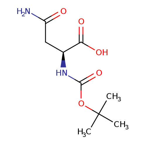 Boc-(s)-2-aminosuccinic acid 4-amide monohydrate