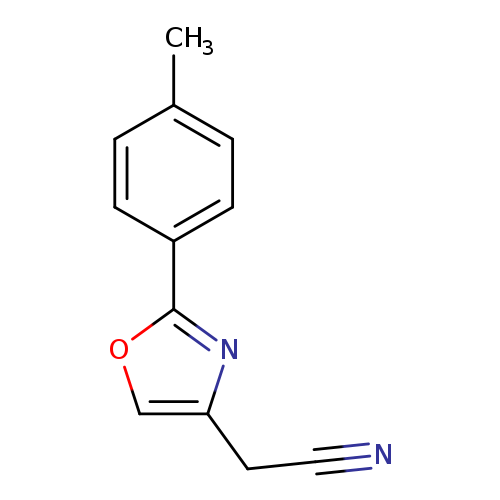 2-[2-(4-methylphenyl)-1,3-oxazol-4-yl]acetonitrile