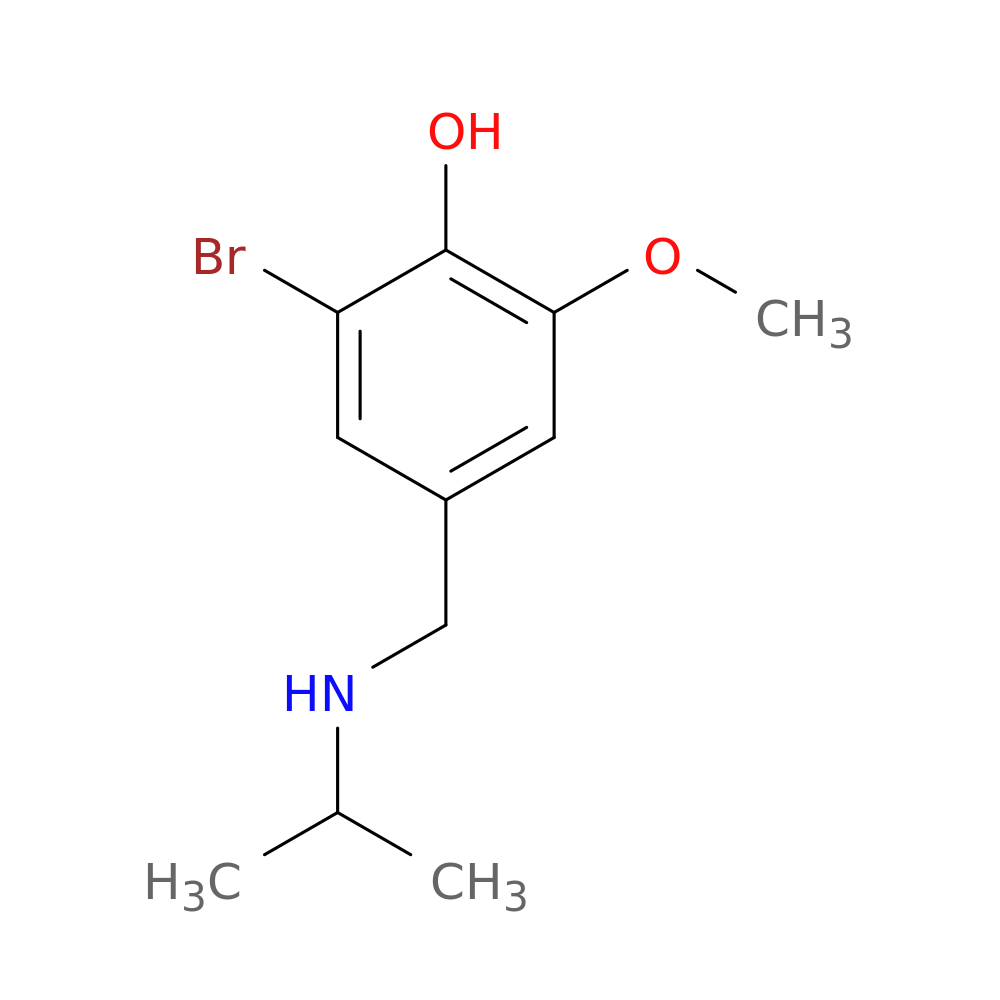 2-bromo-6-methoxy-4-{[(propan-2-yl)amino]methyl}phenol