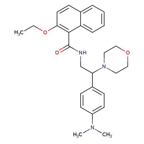 N-{2-[4-(dimethylamino)phenyl]-2-(morpholin-4-yl)ethyl}-2-ethoxynaphthalene-1-carboxamide
