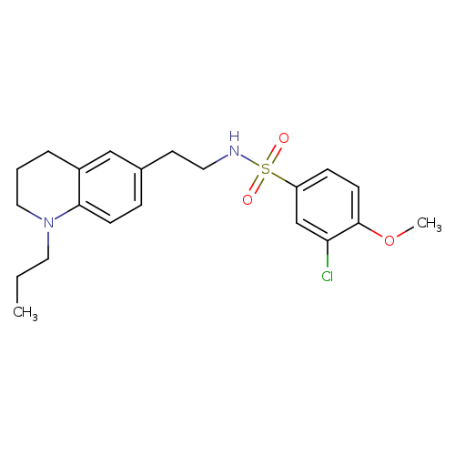 3-chloro-4-methoxy-N-[2-(1-propyl-1,2,3,4-tetrahydroquinolin-6-yl)ethyl]benzene-1-sulfonamide
