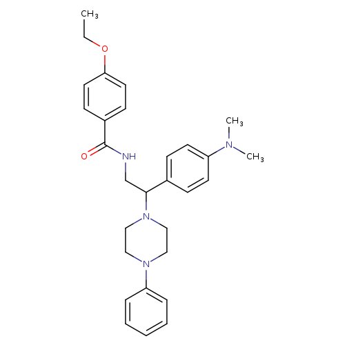 N-{2-[4-(dimethylamino)phenyl]-2-(4-phenylpiperazin-1-yl)ethyl}-4-ethoxybenzamide