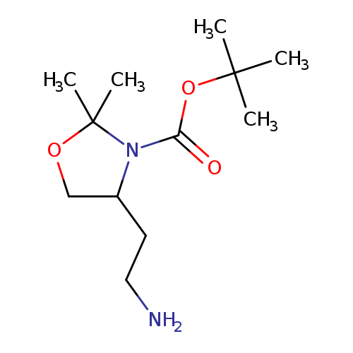 tert-butyl 4-(2-aminoethyl)-2,2-dimethyl-1,3-oxazolidine-3-carboxylate