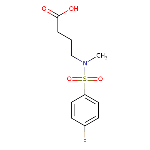 4-[[(4-Fluorophenyl)sulfonyl](methyl)amino]butanoic acid