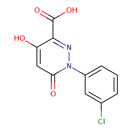 1-(3-Chlorophenyl)-4-hydroxy-6-oxo-1,6-dihydro-3-pyridazinecarboxylic acid