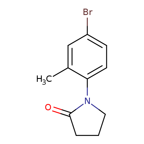 1-(4-bromo-2-methylphenyl)pyrrolidin-2-one