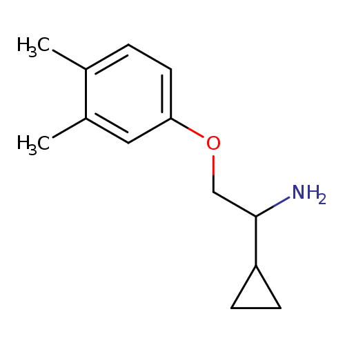 [1-Cyclopropyl-2-(3,4-dimethylphenoxy)ethyl]amine
