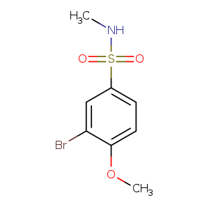 3-Bromo-4-methoxy-n-methylbenzene-1-sulfonamide