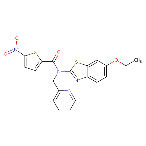 N-(6-ethoxy-1,3-benzothiazol-2-yl)-5-nitro-N-[(pyridin-2-yl)methyl]thiophene-2-carboxamide