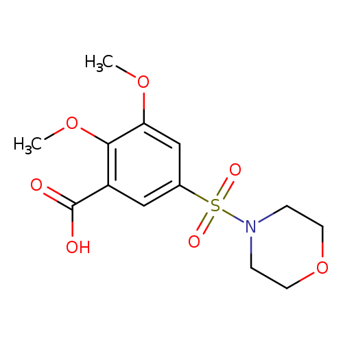 2,3-dimethoxy-5-(morpholine-4-sulfonyl)benzoic acid