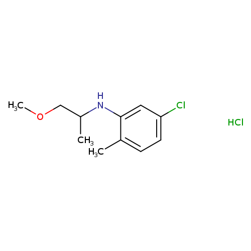 5-chloro-N-(1-methoxypropan-2-yl)-2-methylaniline hydrochloride