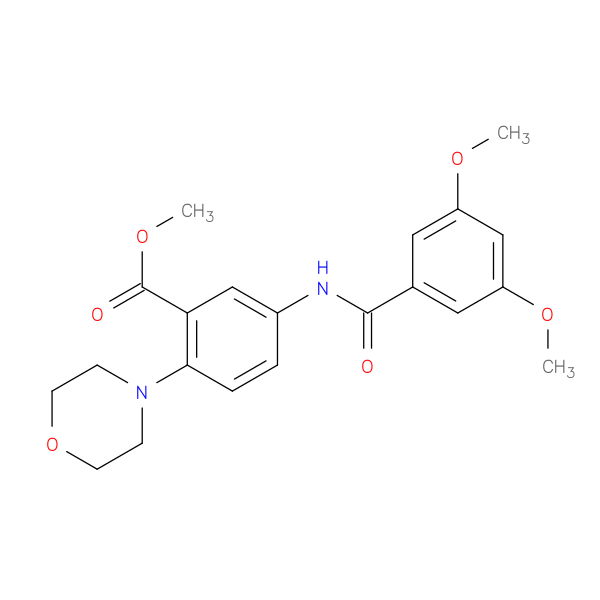 methyl 5-[(3,5-dimethoxybenzoyl)amino]-2-(4-morpholinyl)benzoate
