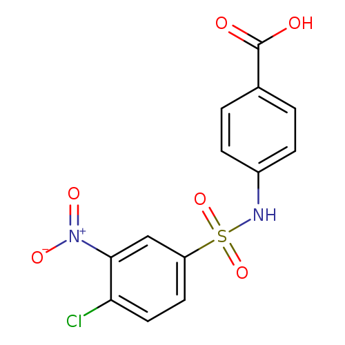 4-(4-chloro-3-nitrobenzenesulfonamido)benzoic acid