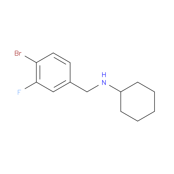 N-(4-broMo-3-fluorobenzyl)cyclohexanaMine