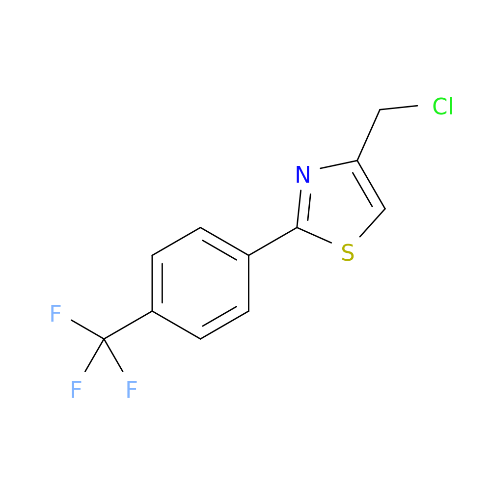 4-(CHLOROMETHYL)-2-[4-(TRIFLUOROMETHYL)PHENYL]-1,3-THIAZOLE