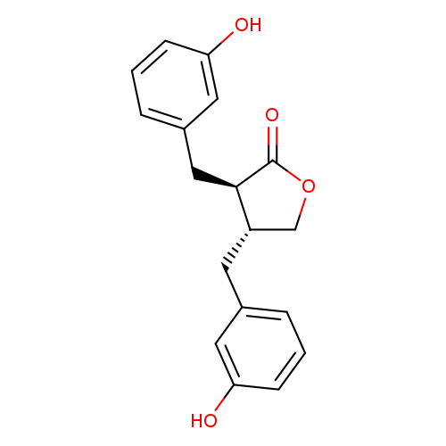 2(3H)-Furanone, dihydro-3,4-bis[(3-hydroxyphenyl)methyl]-,(3R,4R)-rel-