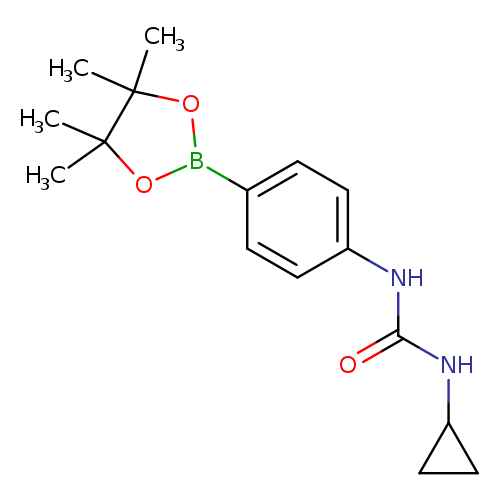 1-Cyclopropyl-3-(4-(4,4,5,5-tetramethyl-1,3,2-dioxaborolan-2-yl)phenyl)urea