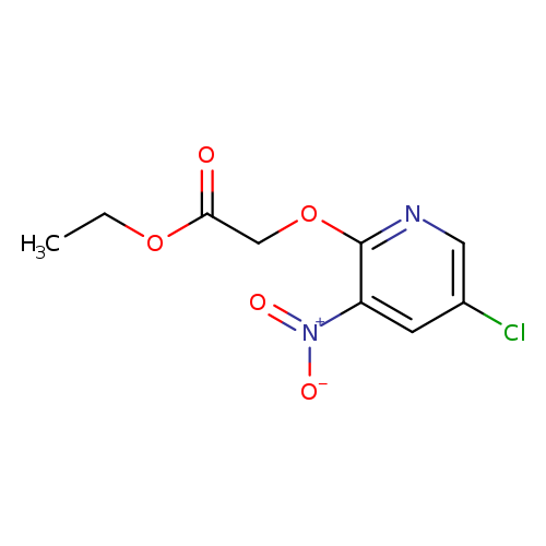 Ethyl 2-[(5-chloro-3-nitropyridin-2-yl)oxy]acetate