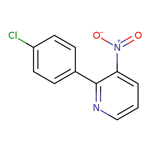 2-(4-chlorophenyl)-3-nitropyridine