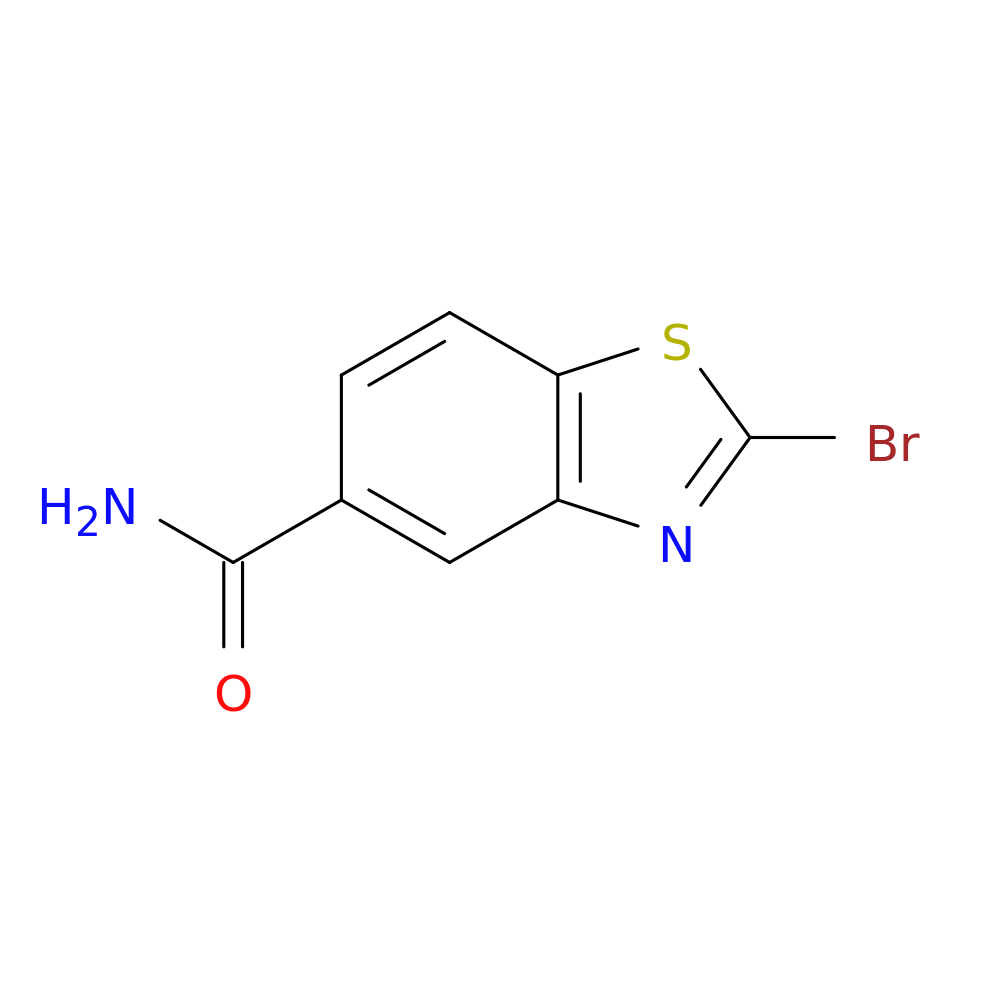 2-bromo-1,3-benzothiazole-5-carboxamide