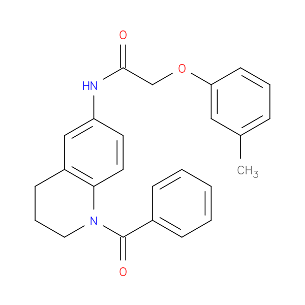 N-(1-benzoyl-1,2,3,4-tetrahydroquinolin-6-yl)-2-(3-methylphenoxy)acetamide