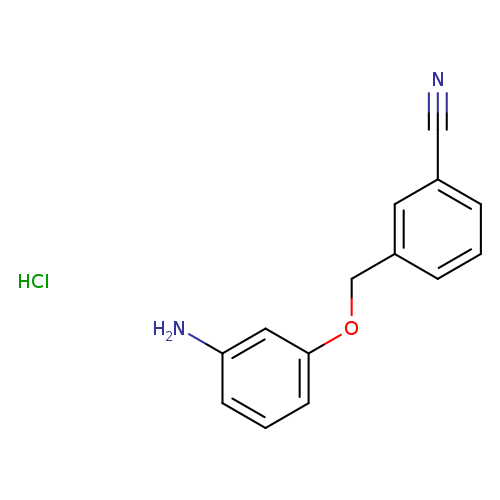 3-[(3-Aminophenoxy)methyl]benzonitrile hydrochloride