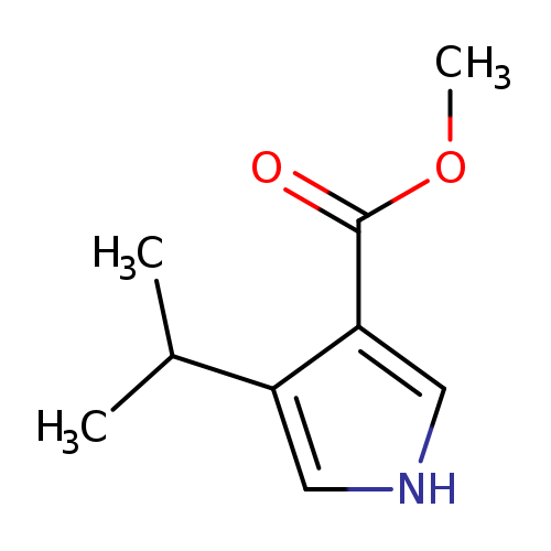 methyl 4-(propan-2-yl)-1H-pyrrole-3-carboxylate