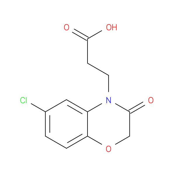 3-(6-Chloro-2h-1,4-benzoxazin-3(4h)-one-4-yl)propionic acid