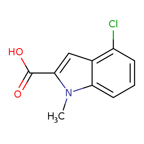 1H-​Indole-​2-​carboxylic acid, 4-​chloro-​1-​methyl-