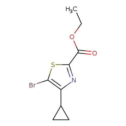 ethyl5-bromo-4-cyclopropyl-1,3-thiazole-2-carboxylate